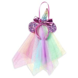 Disney Unicorn Sequin Ear Headband Ornament New